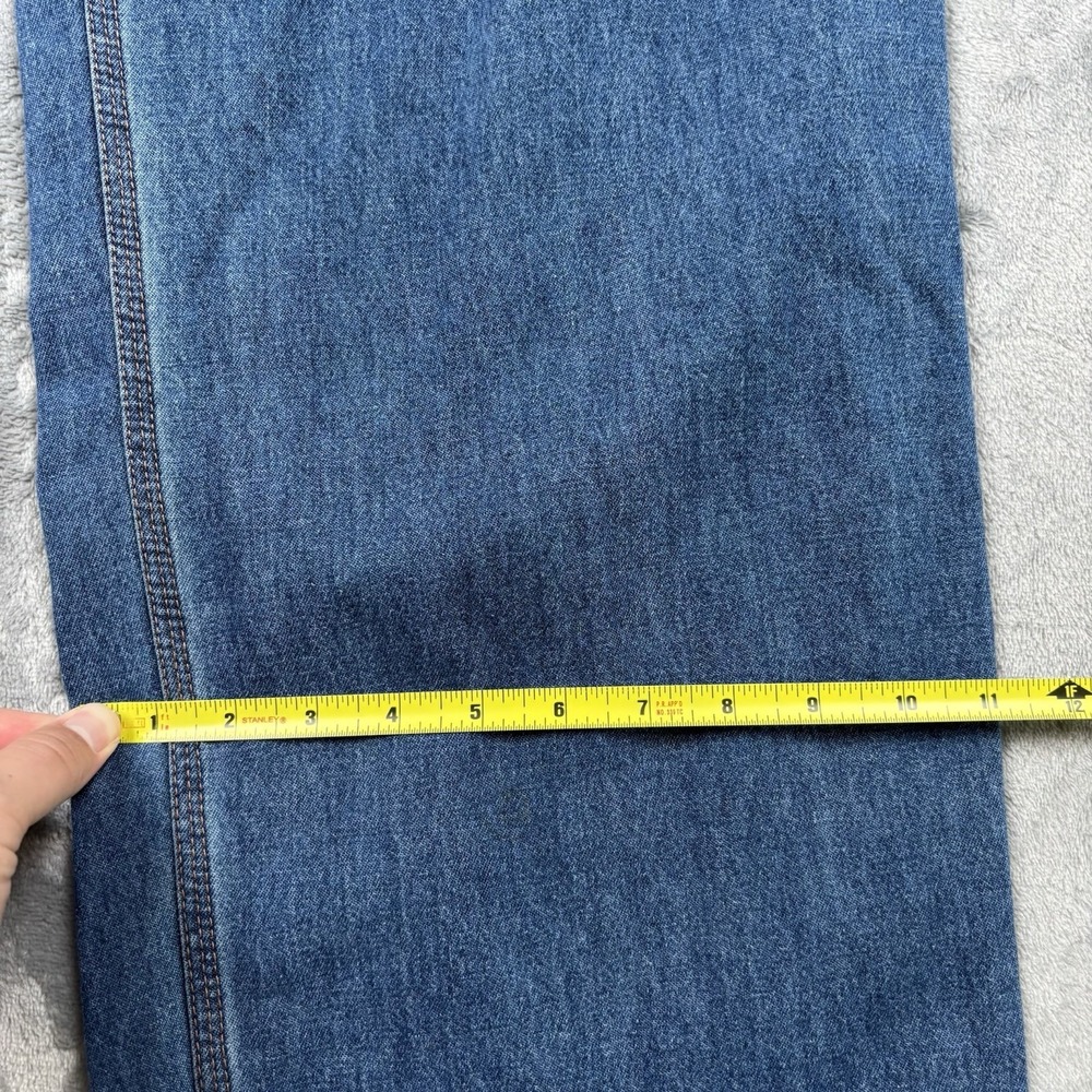 RRL Ralph Lauren Paint Pants Indigo Cotton Men's Size 38x35 Made In USA - Picture 10 of 12